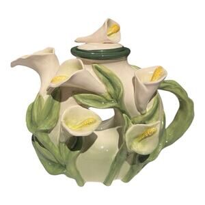 Blue Sky Clayworks - Calla Lily Teapot - 13254 Fairy brunch